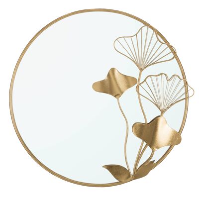 WALL MIRROR WITH FLOWER CM 75X3,5X72 D660640000