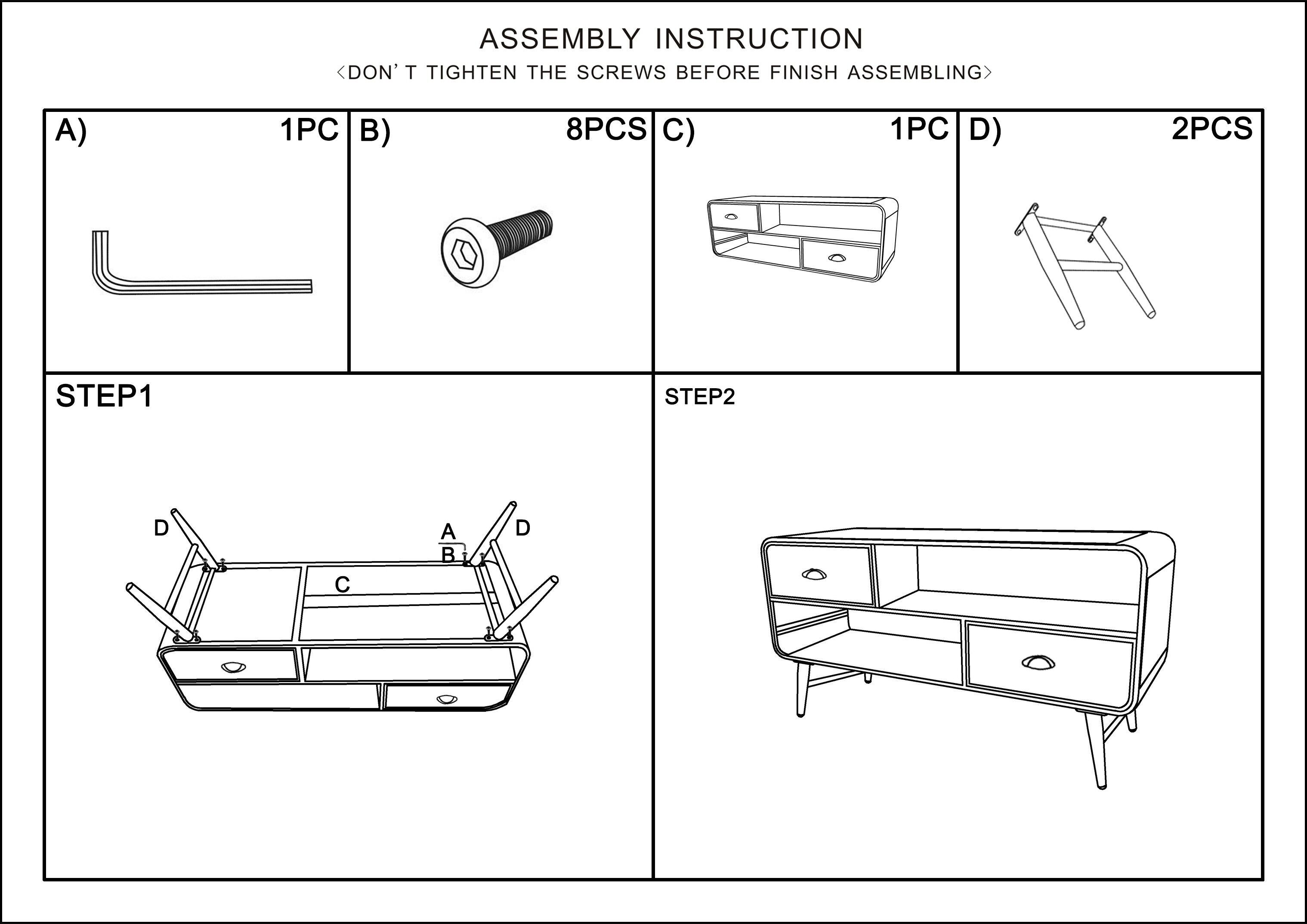 PORTA TV ILLINOIS CM 120,5X40X61 D1420050000