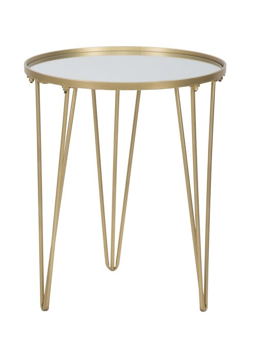 COFFEE TABLE GLAM GOLD/MIRROR CM Ø 40X49 D1420640003