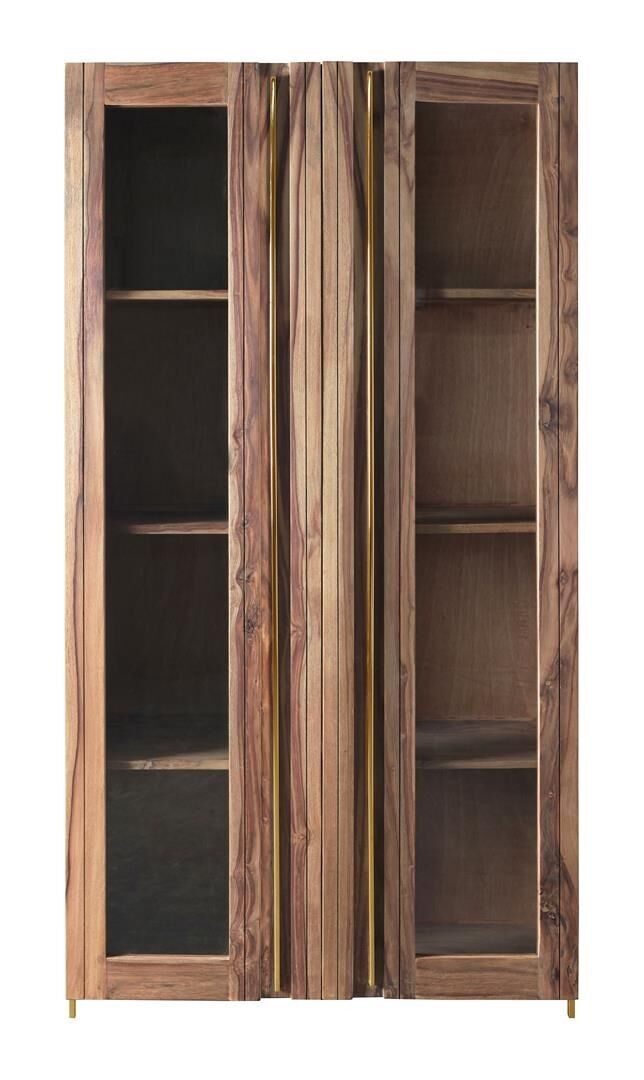 VETRINA VETRO ELEGANT SHEESHAM CM 100X40X183 D1421170000