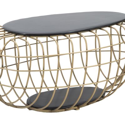 COFFEE TABLE GOLD SPIDER CM 119X75X55 D1421500000