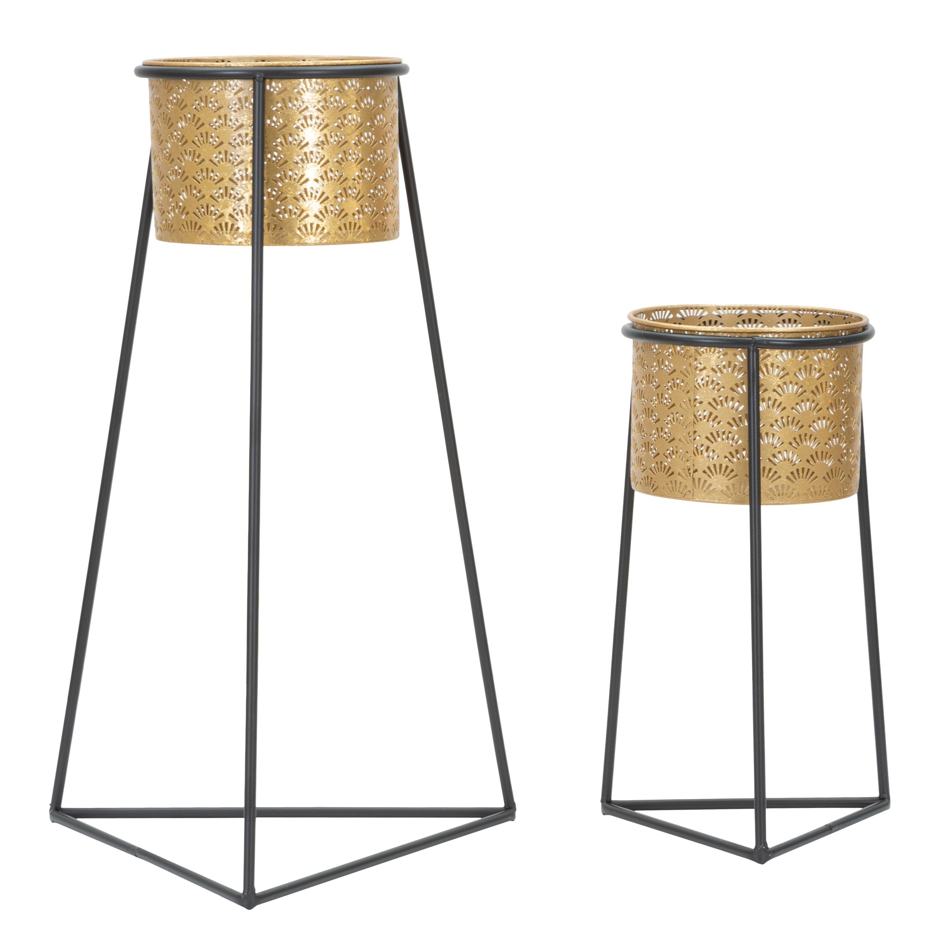 Set 2 Portafiori Glax Cm 43X36X70-27X23X45 D1423910000