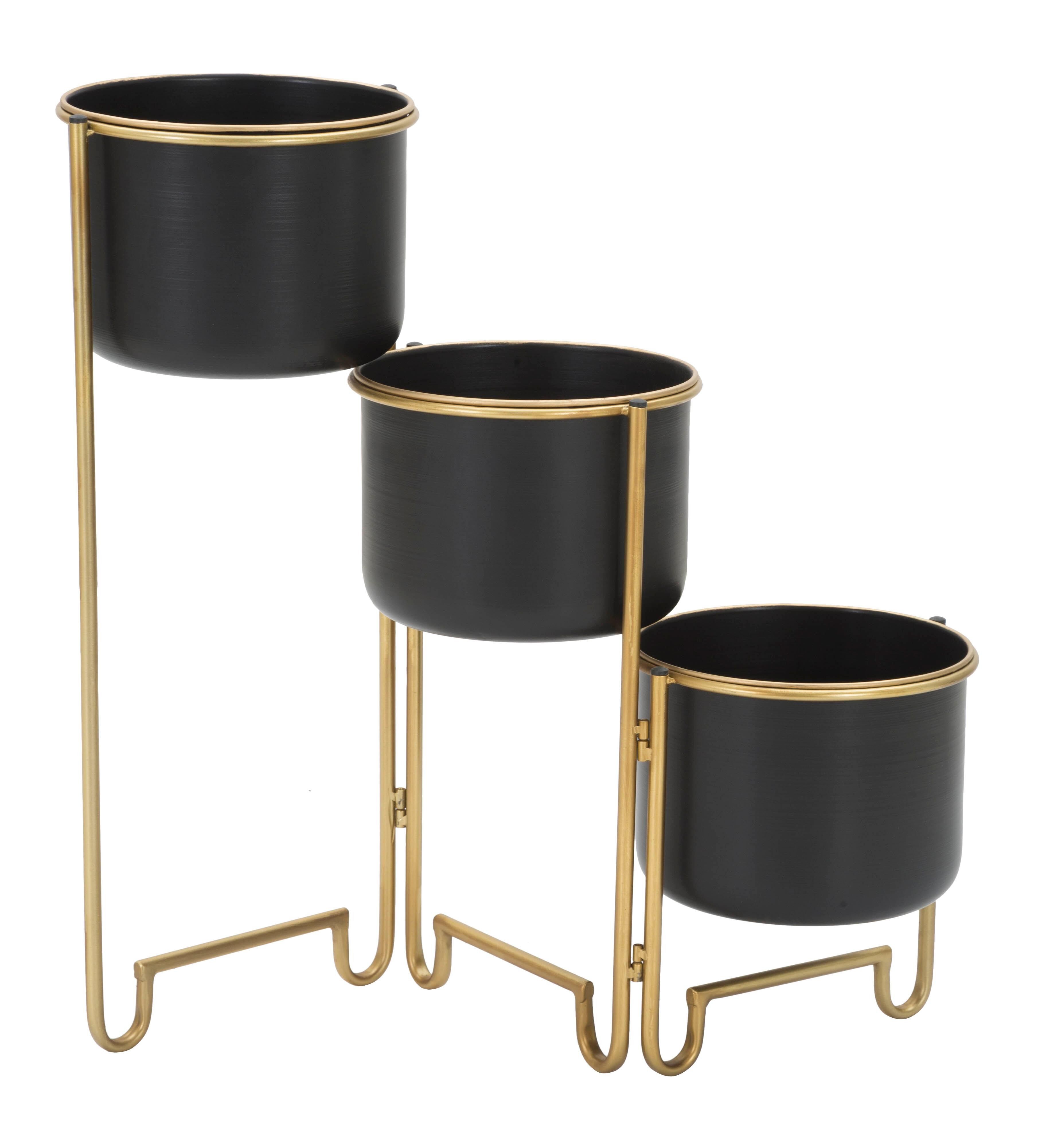 PORTAVASO 3 ORO CM 68X22,5X55 D1424450000