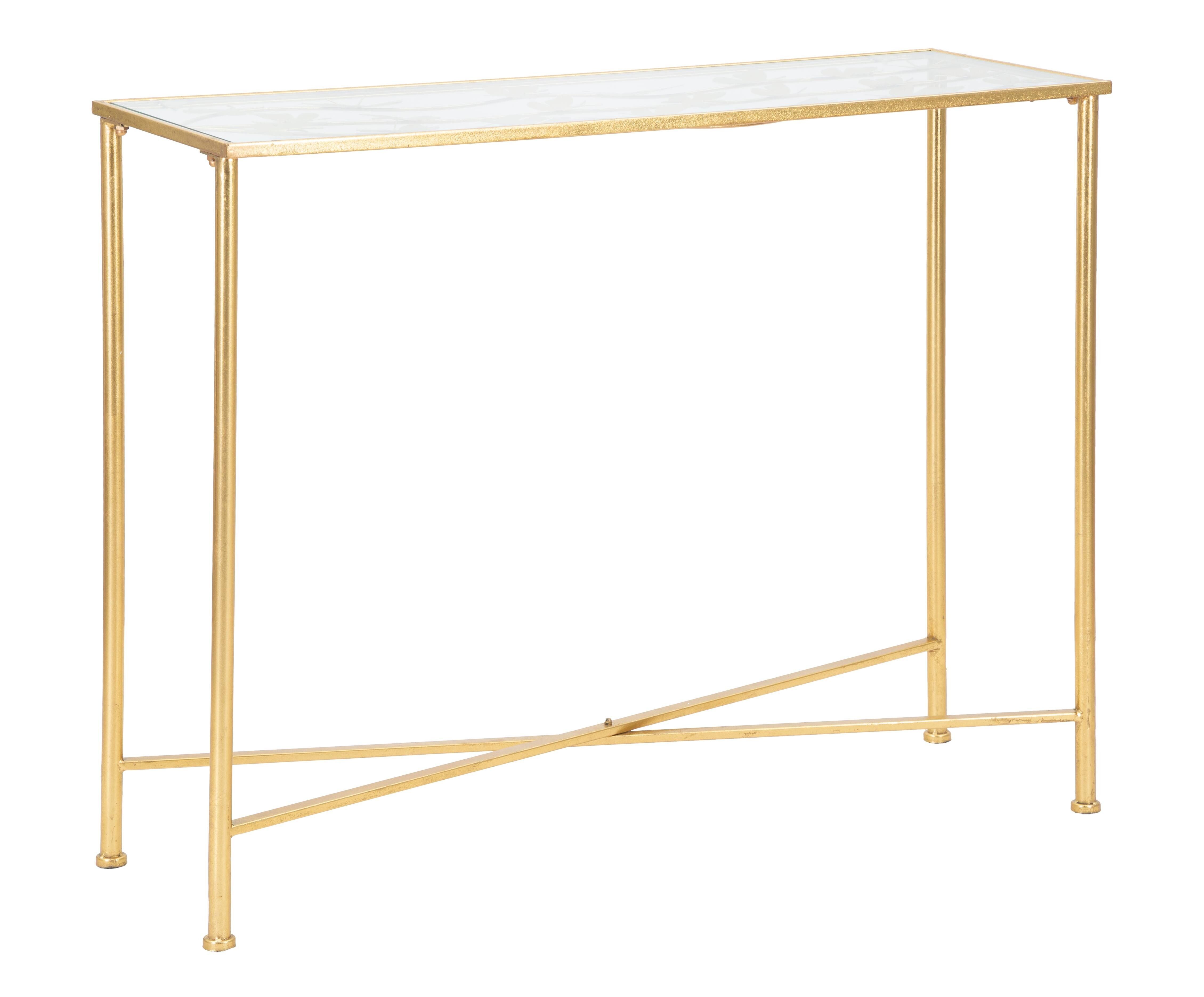 CONSOLLE FARFALLE VETRO CM 100X35X80 D1425210000