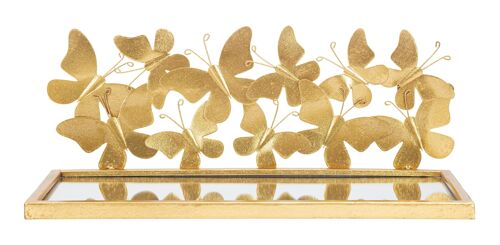 SET 2 WALL BEDSIDE/SHELF BUTTERFLIES CM 43X19,2X16,5 D1425230000