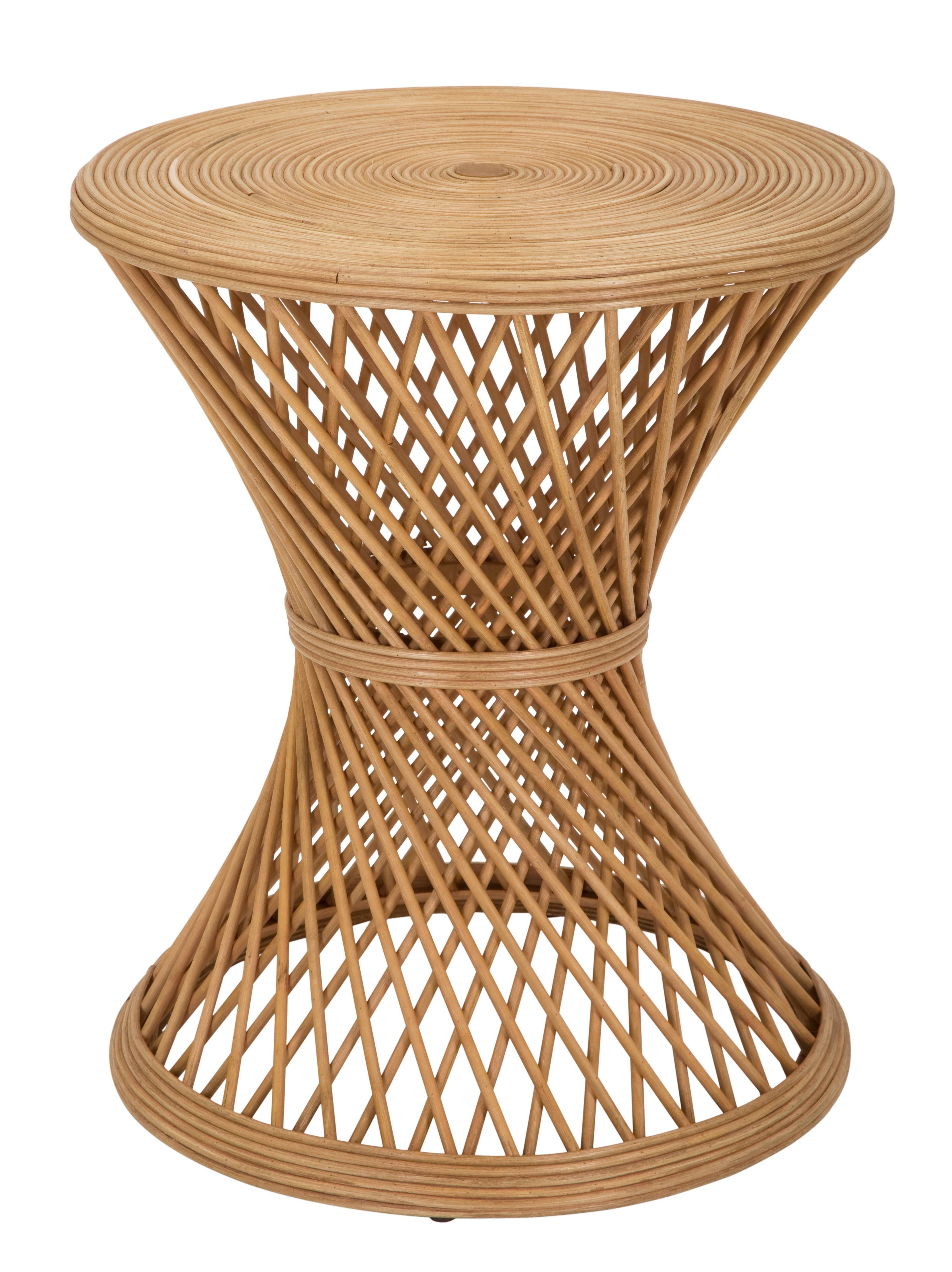TAVOLO IN RATTAN CM 48X56 D1425970000