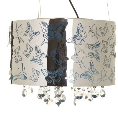 CEILING LAMP BLUE  BUTTERFLIES WITH CRYSTALS CM Ø 40 D1706400000