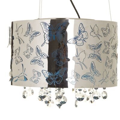 PLAFOND PAPILLONS BLEU AVEC CRISTAUX CM Ø 40 D1706400000