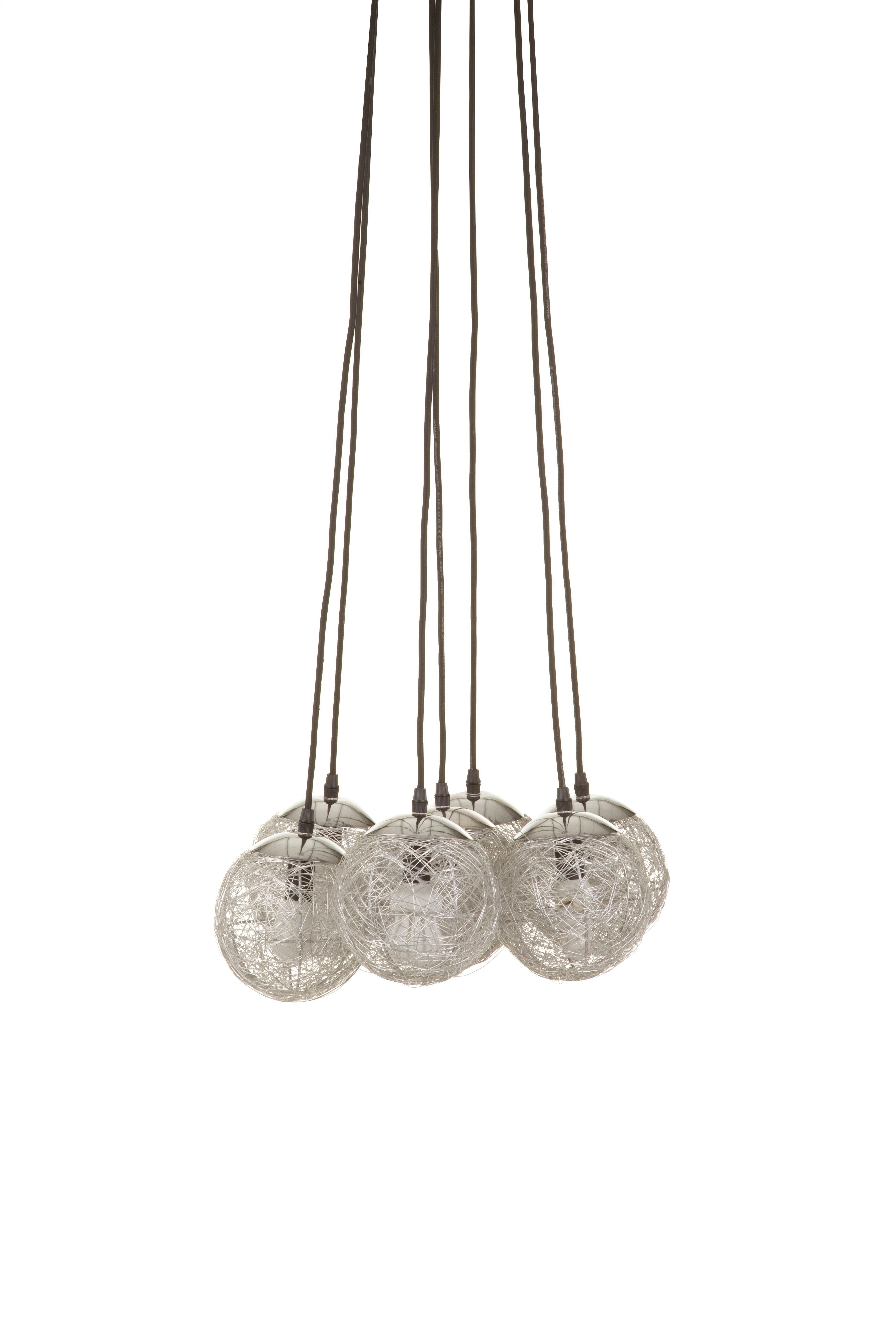 CEILING LAMP SATURN 7 LIGHTS Ø CM 15 (SPHERE) D1707120007