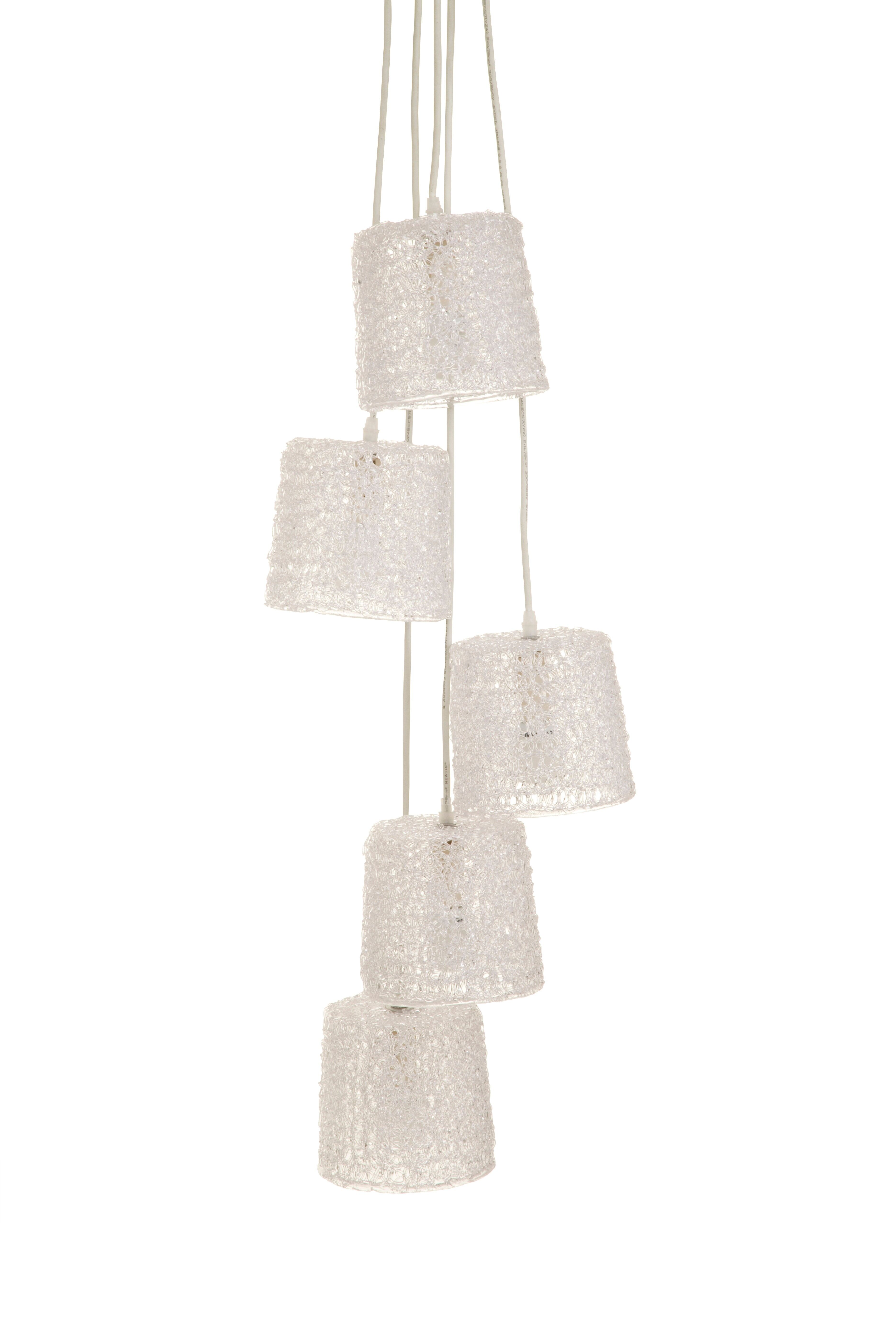 LAMPADA DA SOFFITTO SERETY 5 LUCI (SINGOLO PARALUME CM Ø 15X14) D1707260005