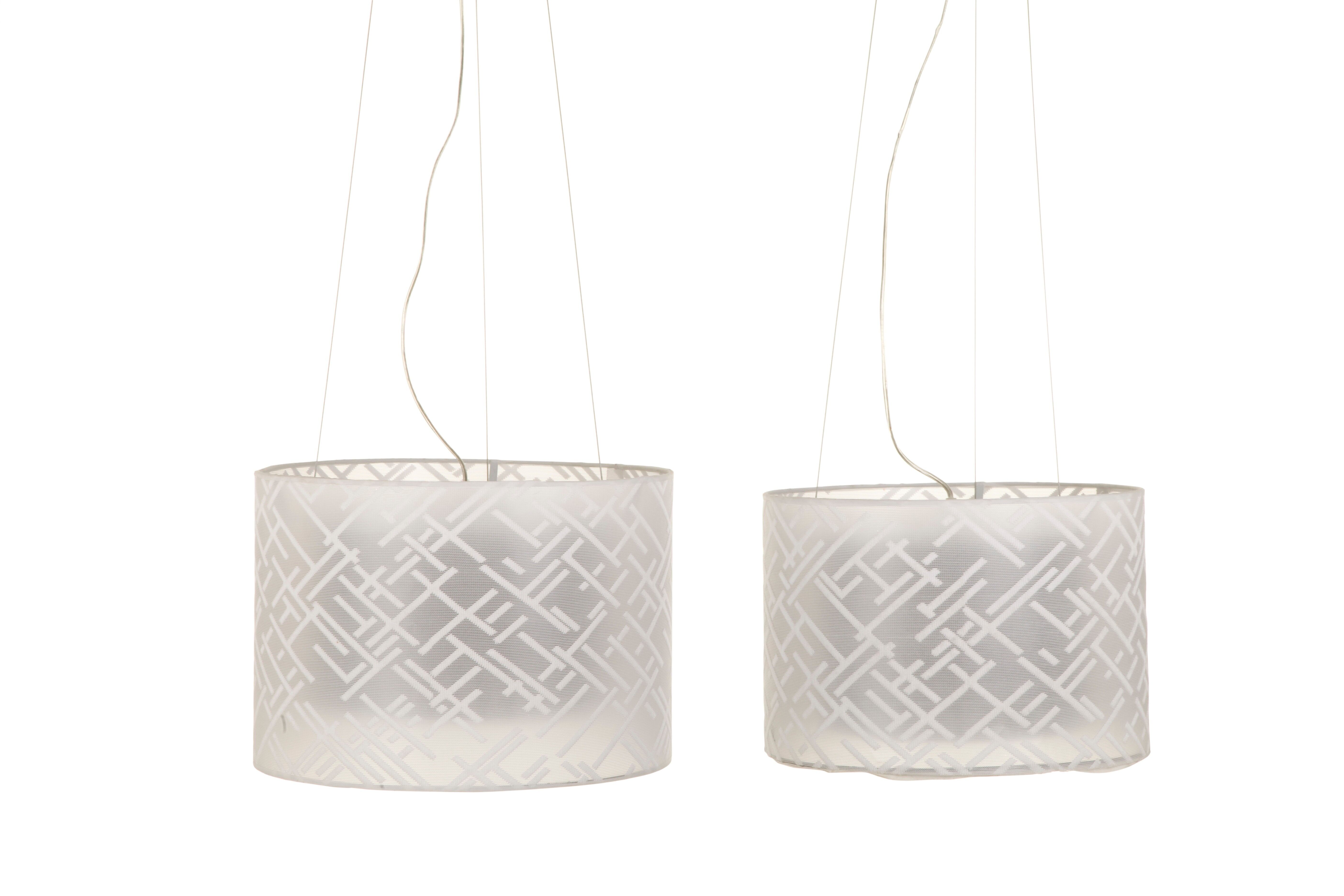 SET 2 LAMPADE DA SOFFITTO URANO CM Ø 40X28-36X25 D1707410000