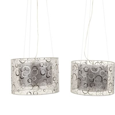 SET 2 CEILING LAMPS SATURN CM Ø 40X28-36X25 D1707420000