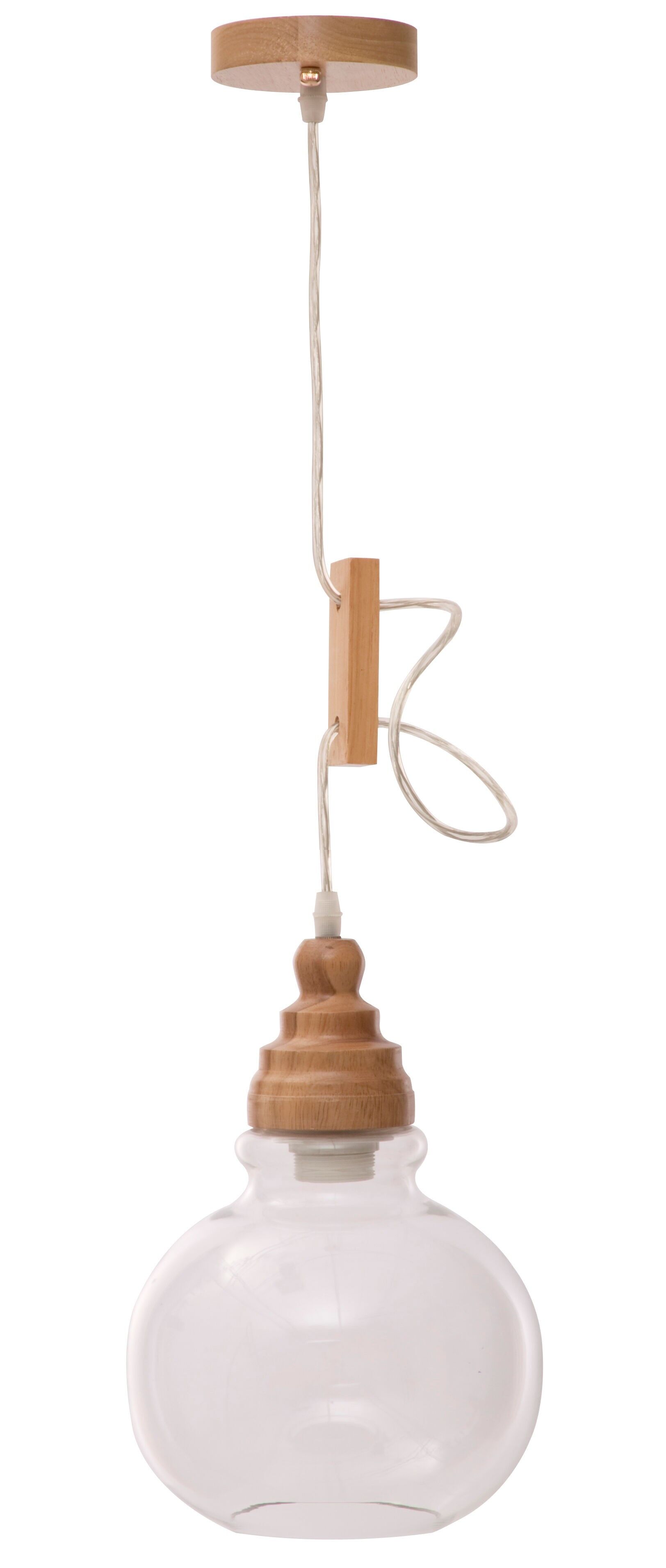 LAMPADA DA SOFFITTO VETRO DUE CM Ø 21X28 D1708140000