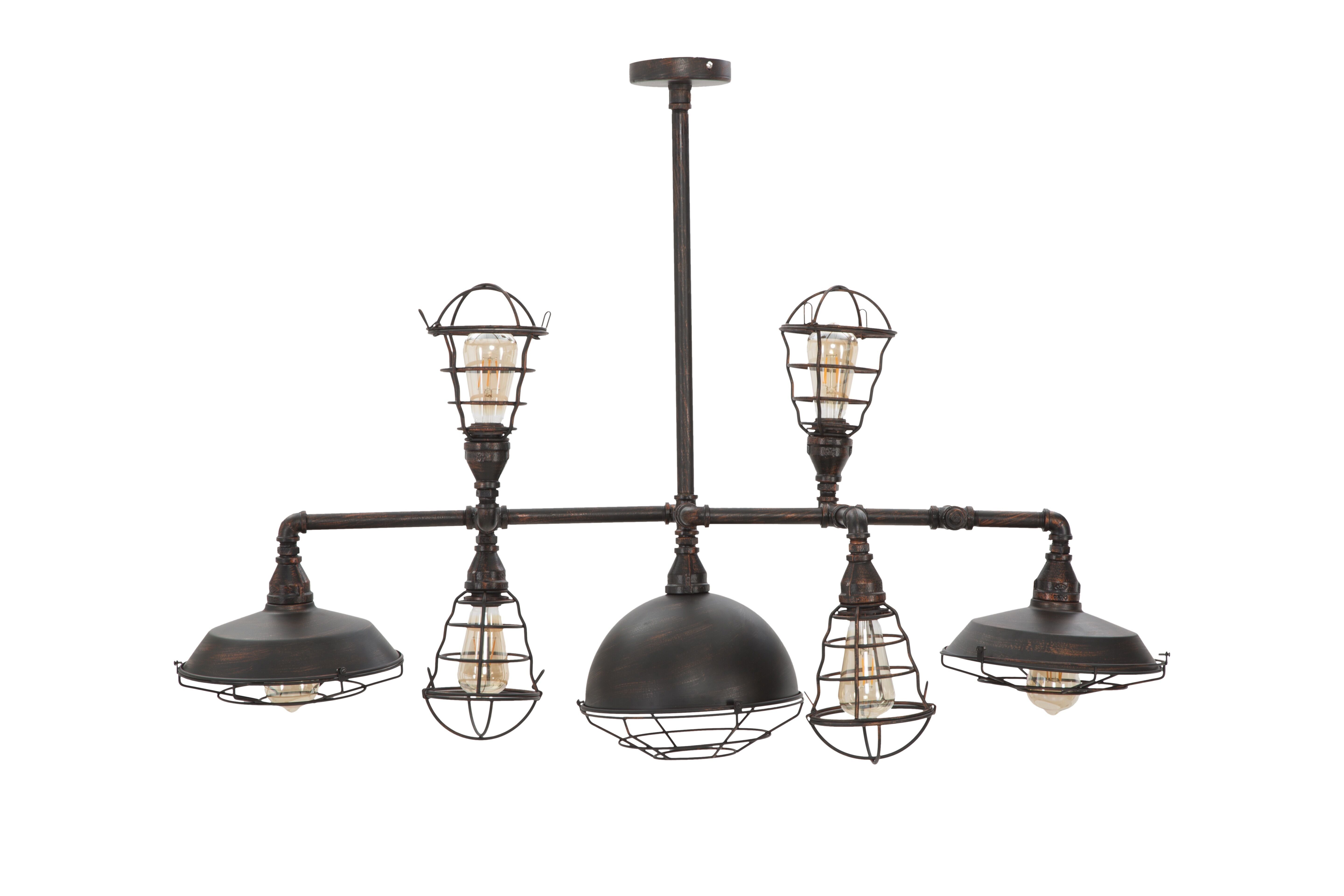 LAMPADA DA SOFFITTO MANHATTAN 7 LUCI CM 111X48X58 D1710030000