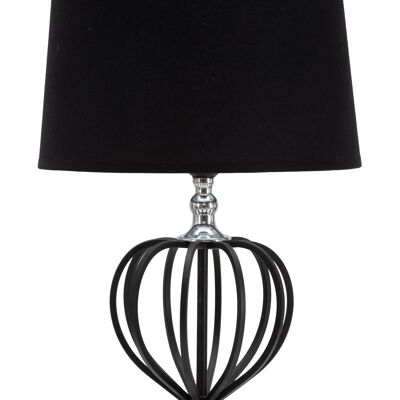 Lampada Da Tavolo Darky Silver Cm 28X44,5 D1711490003