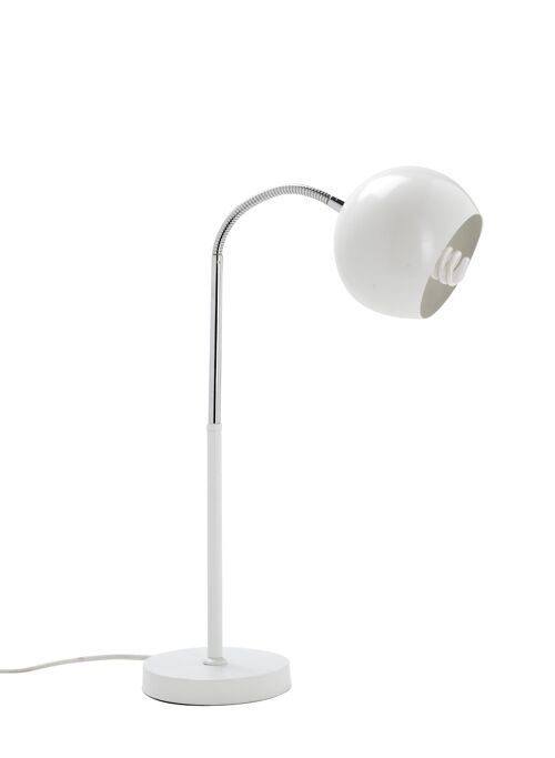 TABLE LAMP BALL WHITE CM 25X14X55 D1780090003