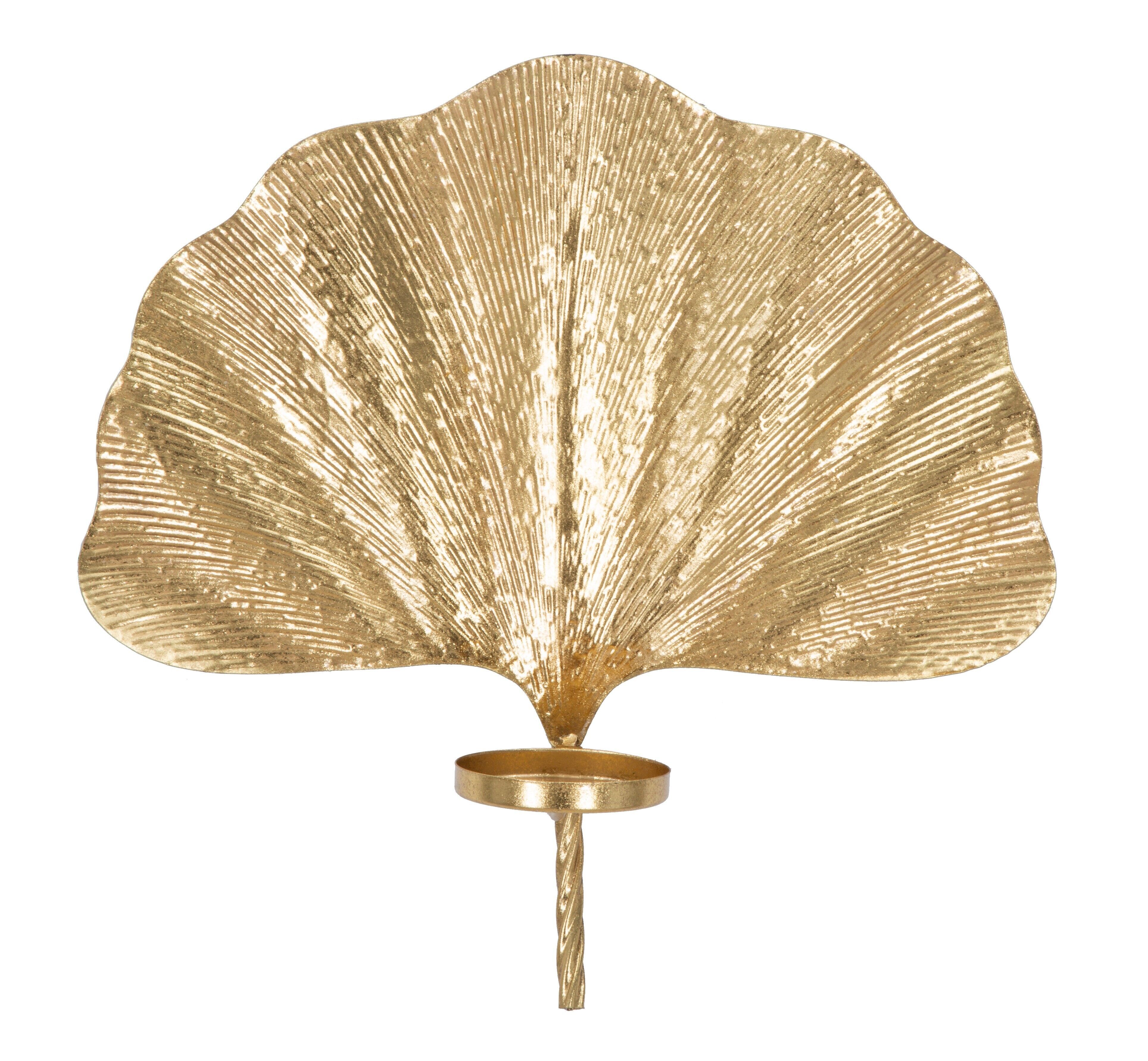 PORTACANDELE DA PARETE GLAM LEAF CM 41X11,5X40 D1903530000