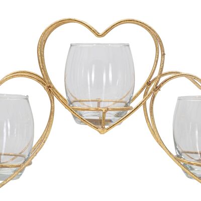 CANDLE HOLDER HEART CM 37.5X9X19 D1903650001