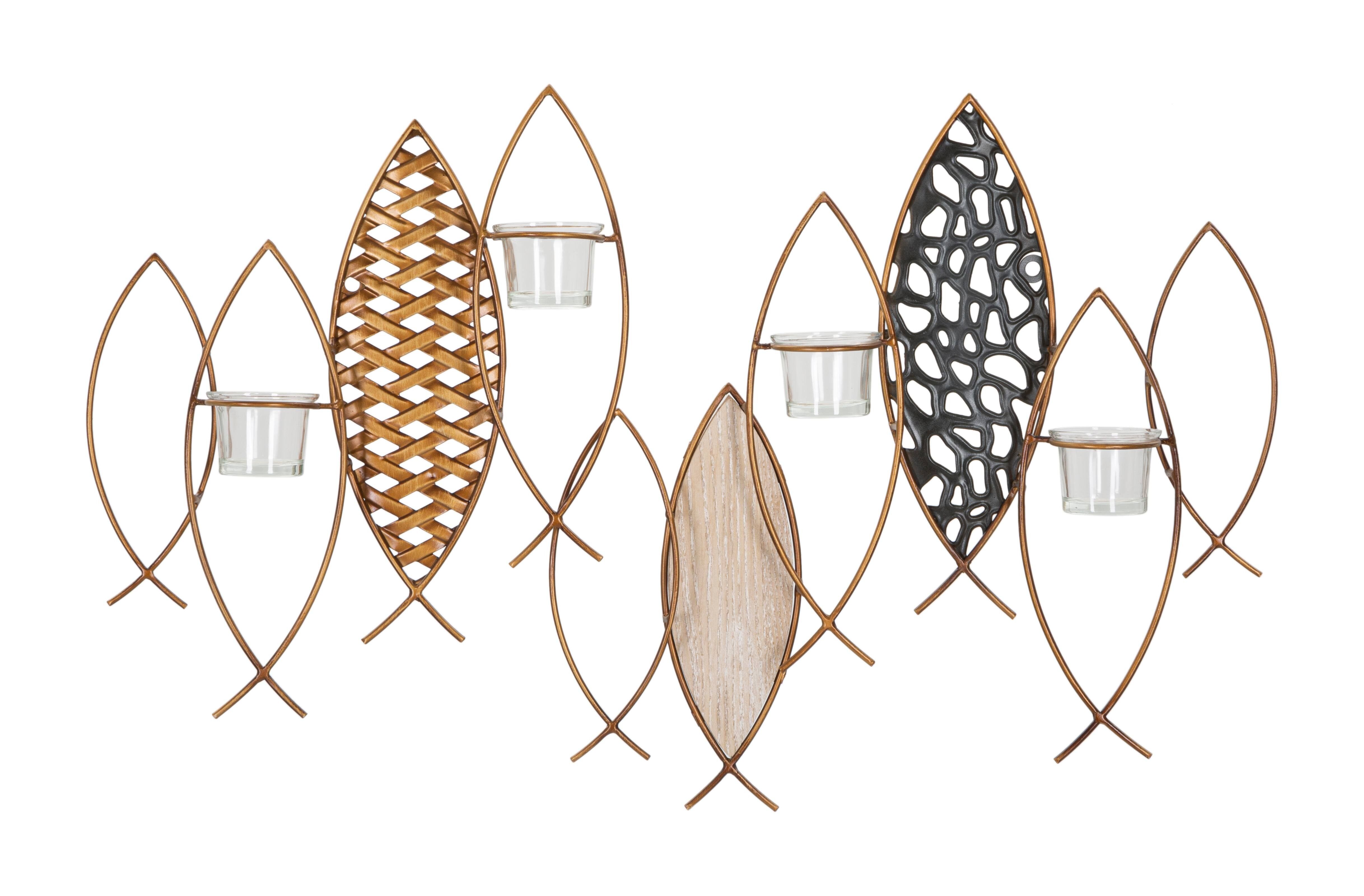 FISH WALL CANDLE HOLDER CM 66X9X40.5 D1903930000