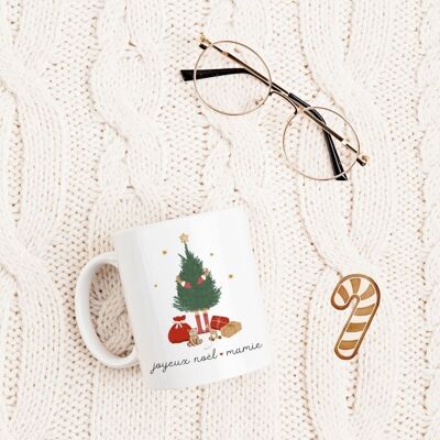 Taza - Árbol - Feliz Navidad Abuelita