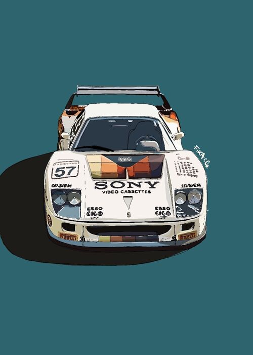 Ferrari F40 Sony Edition Print