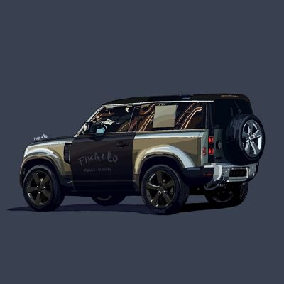 Land Rover Defender Fika Print