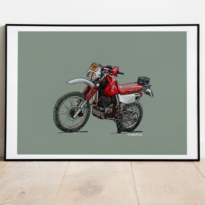 Klassisches Moto-Trail-Blatt