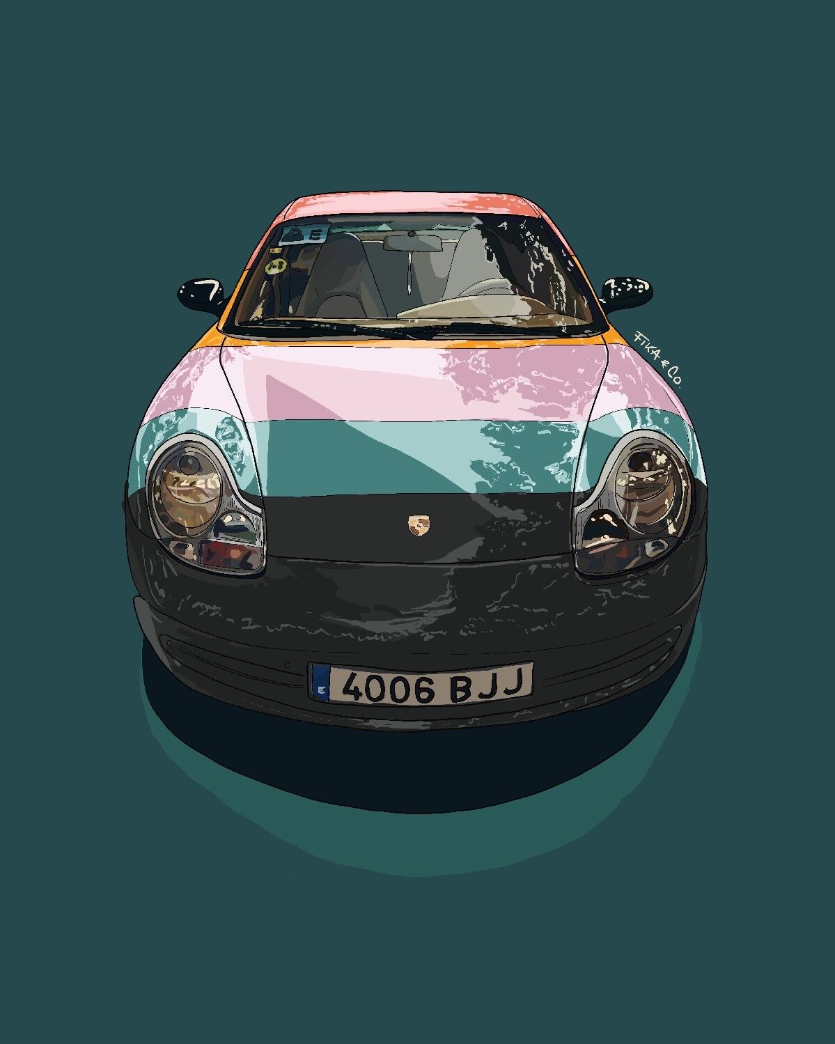 Porsche 996 Paul Smith Herraiz.M Druck