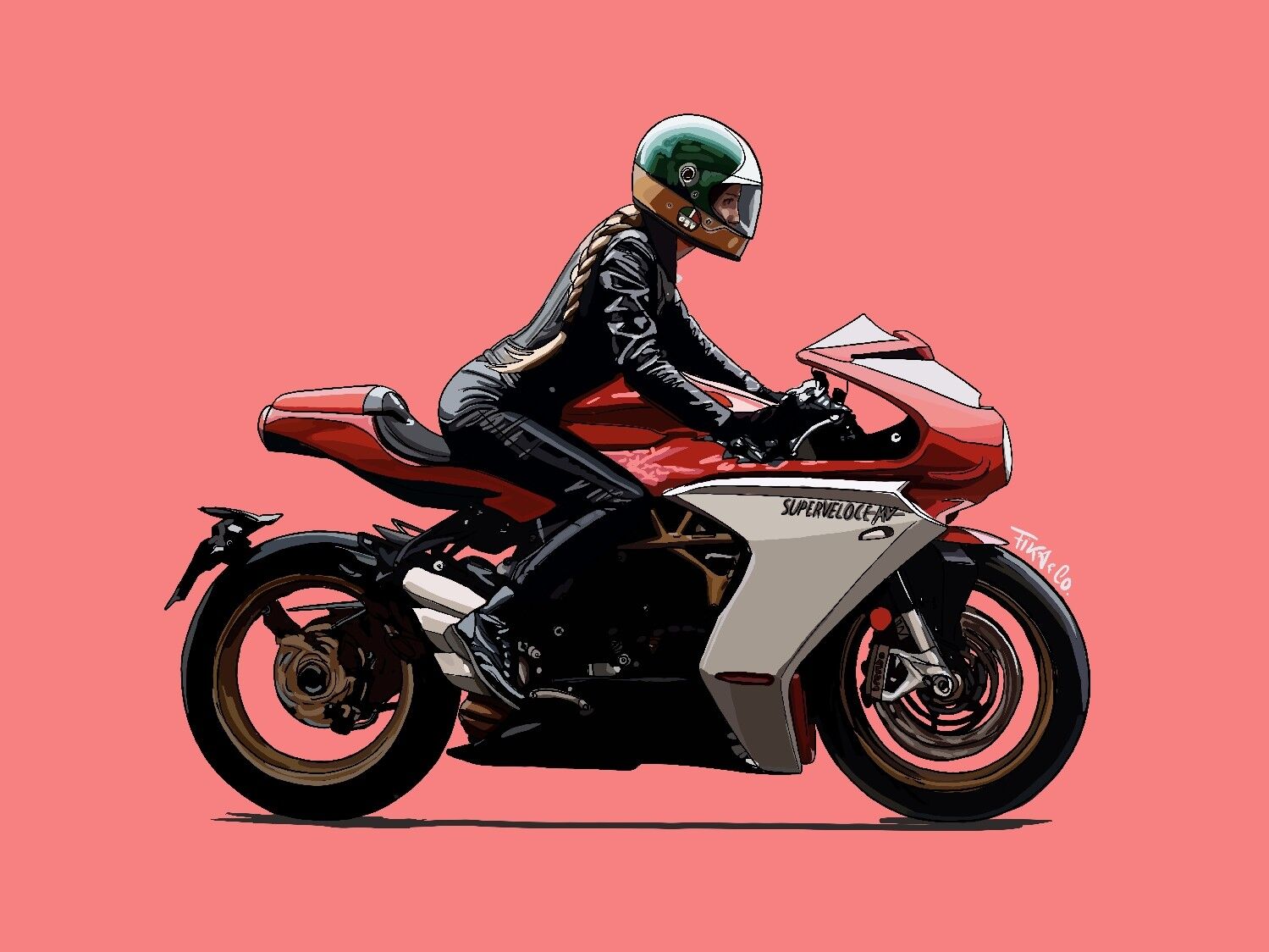 Superspeed ArtRide-Druck