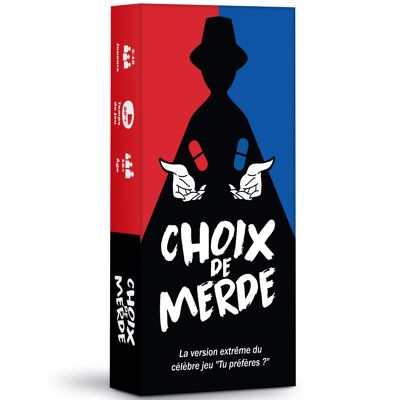 Choix de Merde - Le Jeu des dilemmes extrêmes 💀- Jeu d'ambiance pour apéro et soirées entre Amis - Jeu de société - 🇫🇷 FRANÇAIS