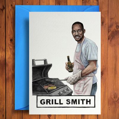 Grill Smith - Divertente biglietto di auguri di compleanno