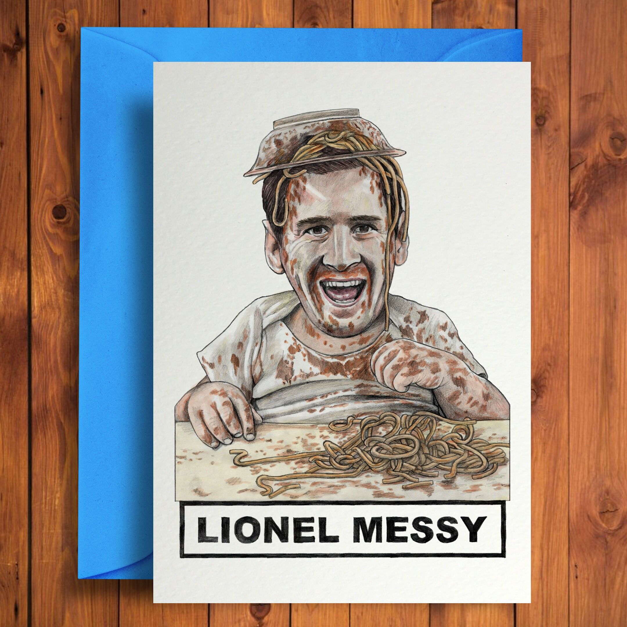 Lionel Messy - Divertente biglietto di auguri di compleanno
