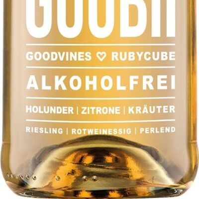 alkoholfreier prickelnder Aperitif - 0,75l | GUUBII Holunder/Zitrone