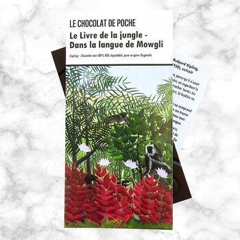 Duo de tablettes de chocolat noir Le Livre de la jungle, pure origine bio et équitable 2