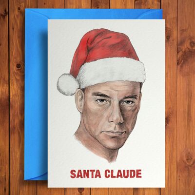 Santa Claude - Funny Christmas Card