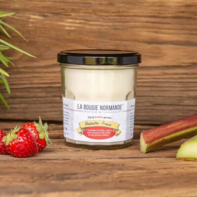 Scented candle - Rhubarb Strawberry