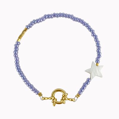 Bracelet Etoile Violette