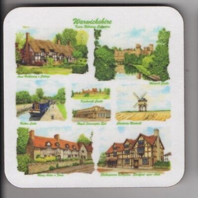 Warwickshire, posavasos de múltiples imágenes.