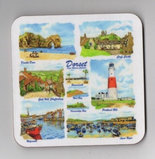Dorset, multi image Coaster.