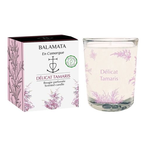 Délicat Tamaris - Bougie Parfumée - 80G - En Camargue