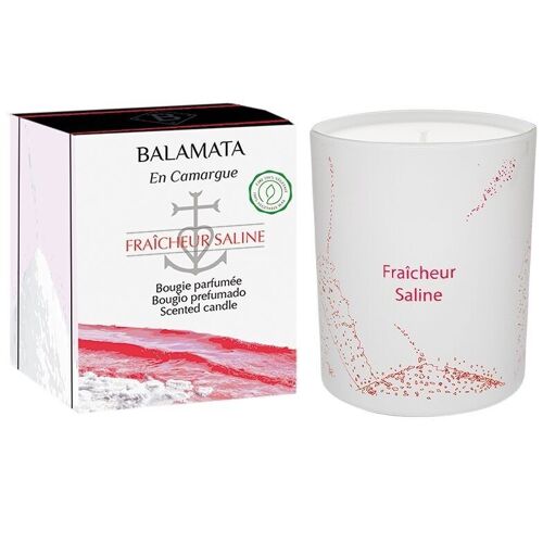 Fraîcheur Saline - Bougie Parfumée - 200G - En Camargue