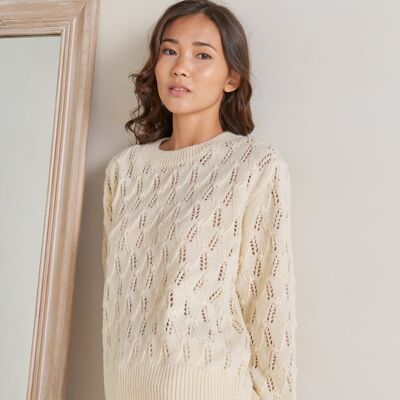 JUDE Ecru Pullover YX053