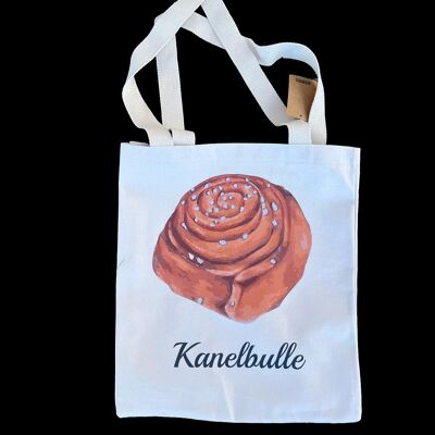 Borsa tote con rotolo di cannella