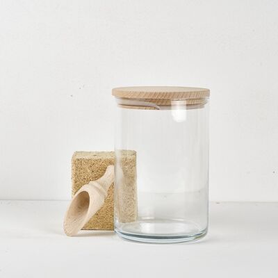 Jar with Measuring Cup
