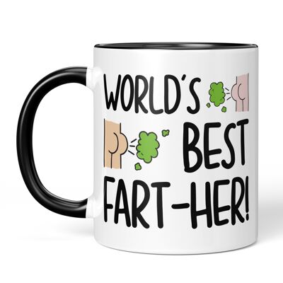 Worlds Best Father Fart Pun Mug