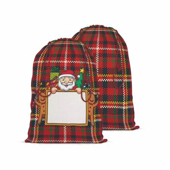 Grands sacs de Noël décoratifs bon marché | Sacs cadeaux/cadeaux de Noël avec cordon de serrage. | Noël approche! 13