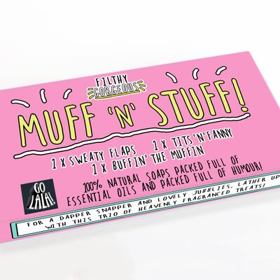 Muff 'n' Stuff Boxed Set Jabones divertidos galardonados