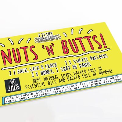 Nuts 'n' Butts Boxset Preisgekrönte lustige Seifen