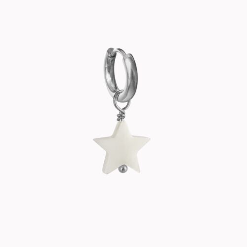 Oorbel Shell Star Zilver