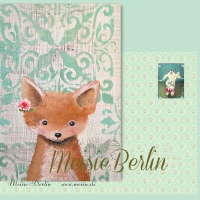 Postcard "Fox Bolle"